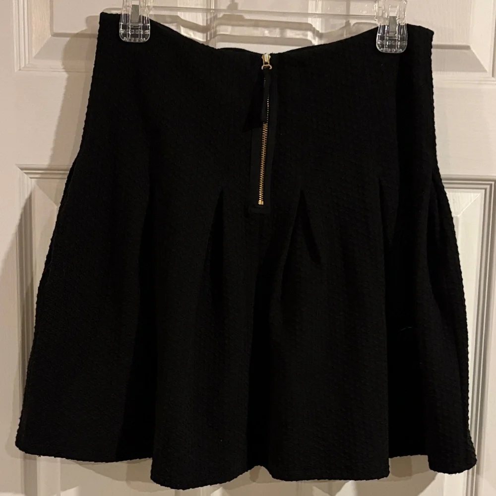 NWT Maeve Classic Pleated‎ Black A-Line Skirt size 6 - Picture 5 of 7